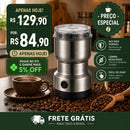 Moedor Elétrico Multifuncional de Café e Temperos em Aço Inox 150W | MasterGrind 150W