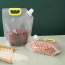 Kit 12 Sacos de 1,5L de Armazenar Alimentos/Grãos/Cereais C/ Tampa de Rosca Hermético Mania