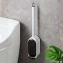 Escova Sanitária com Suporte Automático de Parede - Banheiro, Drenagem e Cerdas Resistentes
