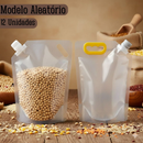 Kit de Sacos Herméticos para Armazenamento de Alimentos e Grãos 1,5L